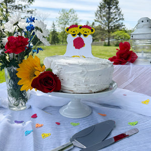 Grateful Dead Bride & Bride Cake Topper