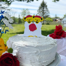 Load image into Gallery viewer, Grateful Dead Bride &amp; Bride Cake Topper