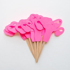 Uterus Ovary Hysterectomy Party Pick Cupcake Toppers